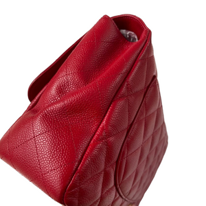 Single Flap Jumbo Caviar Red SHW