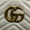 Small Marmont Leather Camera Cream GHW