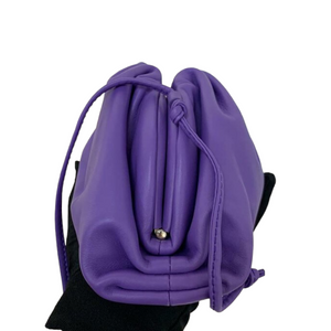 Mini Pouch Leather Purple