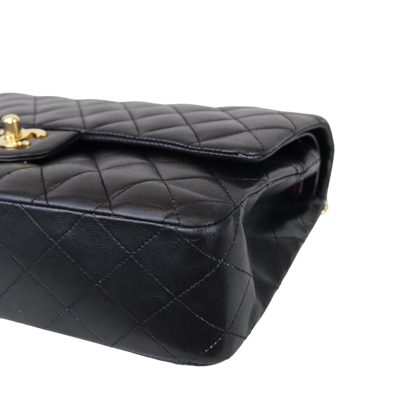 Classic Flap Black Medium Lambskin GHW