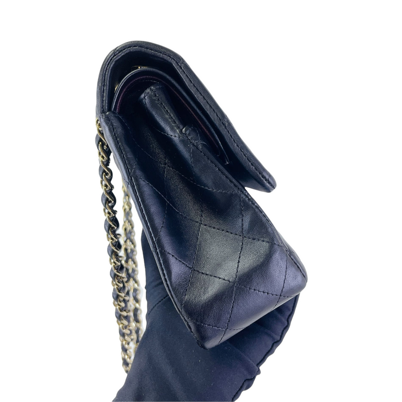 Classic Flap Medium Lambskin Black GHW
