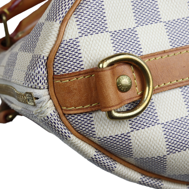 Louis Vuitton Damier Azur Canvas Speedy 30 Bandouliere Bag