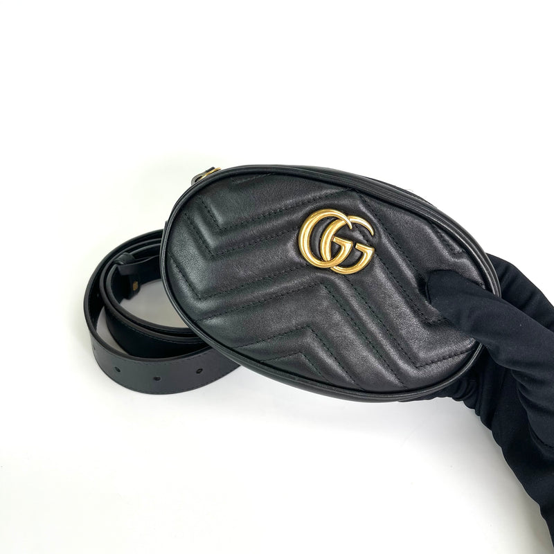GG Marmont Belt Bag Black