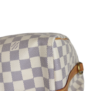 Monogram Speedy Bandouliere 30 Damier Azure