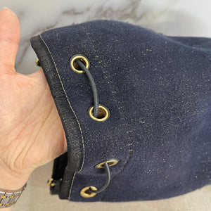 Deauville Denim Bucket Bag Blue