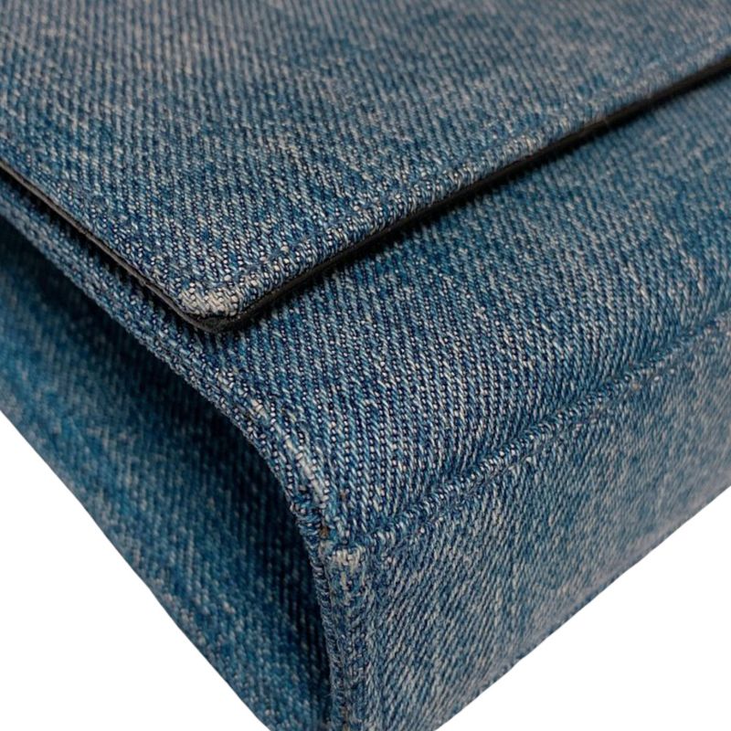 Classic Monogram Kate Medium Denim Blue SHW