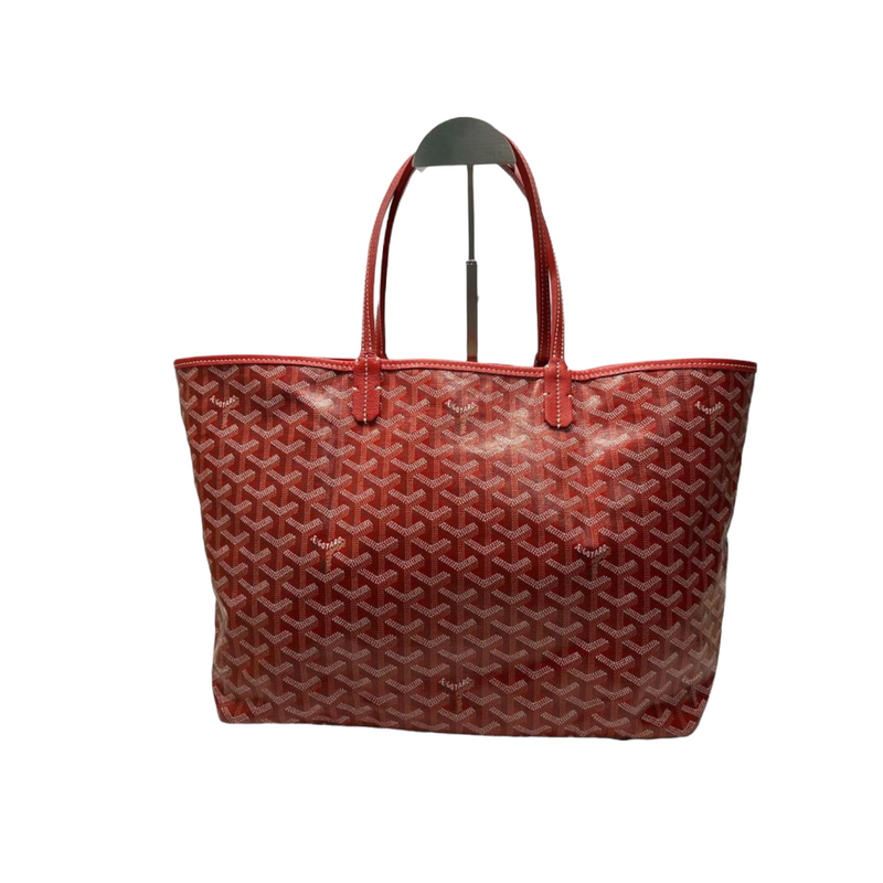 Goyard Mini Anjou Reversible Tote Canvas Calfskin Grey SHW Bag Religion