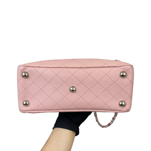 CC Pocket Tote Caviar Small Pink SHW