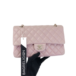 Classic Flap Medium Lambskin Pink GHW