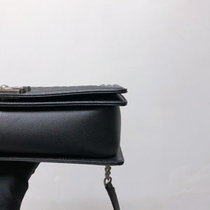 Boy New Medium Caviar Ruthenium Hardware Black