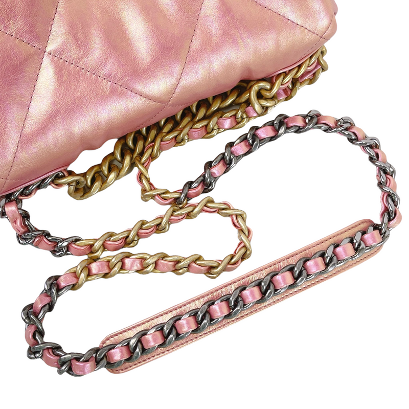 Chanel Pink ￼Iridescent Mini Flap – Carly Julia Sells Stuff, LLC