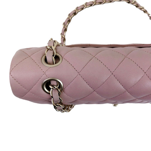 Classic Flap Medium Lambskin Pink GHW