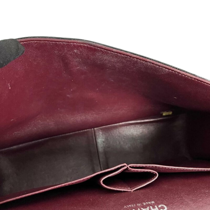 Jumbo Classic Double Flap Caviar Black GHW