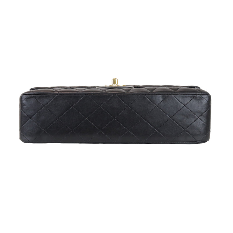 Classic Flap Black Medium Lambskin GHW