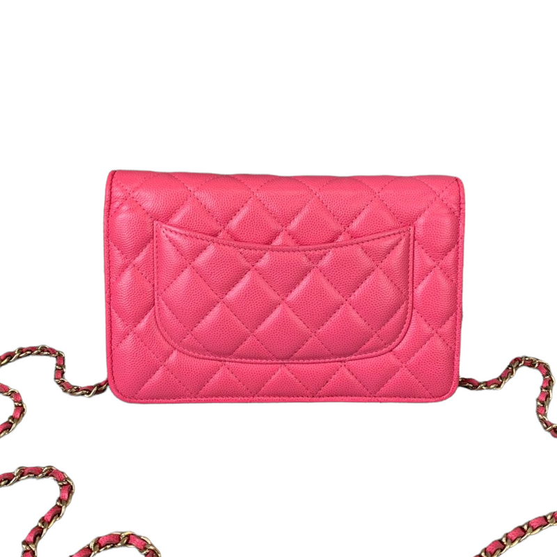 WOC Quilted Caviar Pink GHW