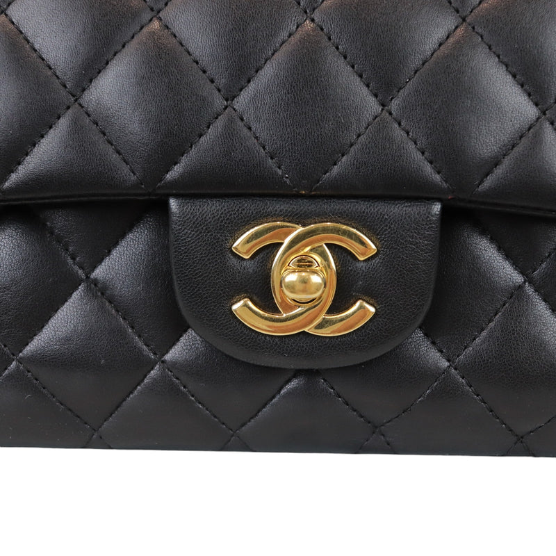 Classic Flap Black Medium Lambskin GHW