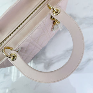Lady Dior Medium Pink with GHW