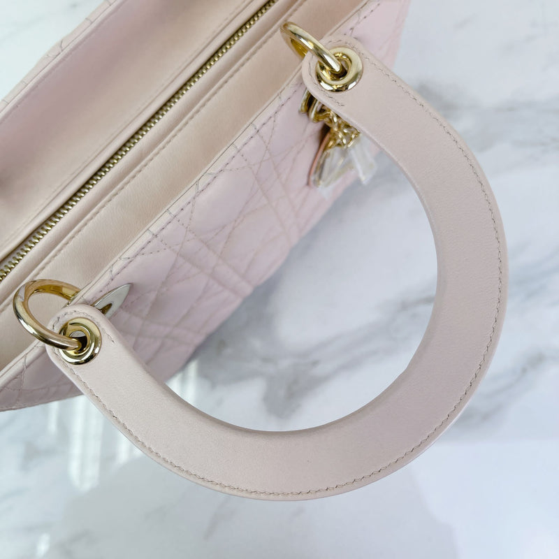 Lady Dior Medium Pink with GHW | Bag Religion