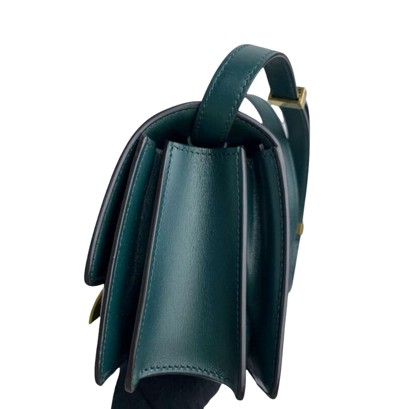 Classic Box Mini Calfskin Dark Green GHW