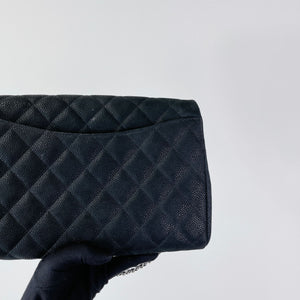 Timeless Clutch in Caviar Leather Black SHW