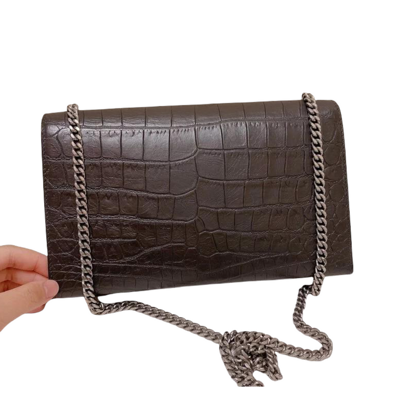 Monogram Kate Tassel Embossed Leather RHW