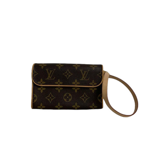 Monogram Florentine Pochette Canvas Brown GHW