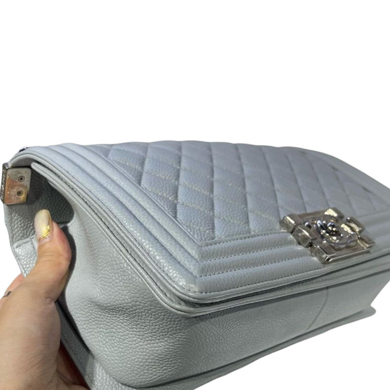 Boy Old Medium Caviar Light Grey SHW