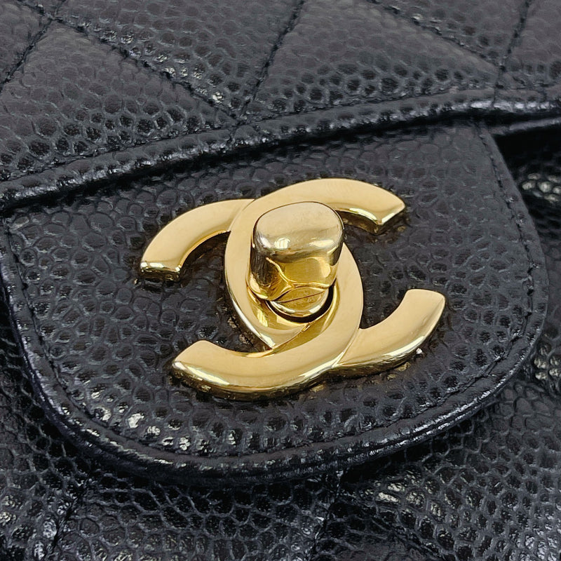Chanel 21P Medium Classic Flap, Caviar, Light Yellow GHW - Laulay