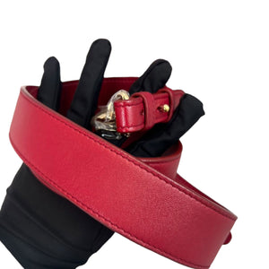 Small My Lady Dior Lambskin Red GHW