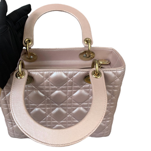 Lady Dior Medium Lambskin Light Pink GHW