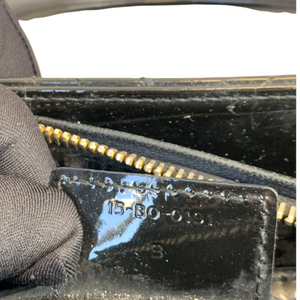 Lady Dior Medium Patent Black GHW