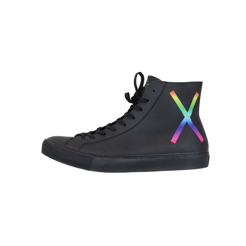 Louis Vuitton Steamer Taiga PM Black/Rainbow in Taiga Leather with