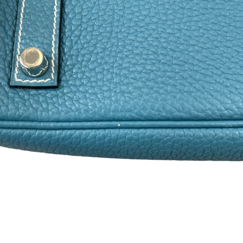 Birkin 35 Blue Jean Clemence PHW