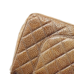 Medium Classic Flap Crumpled Calfskin Brown RHW