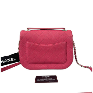 Coco Cuba CC Flap Caviar Red GHW