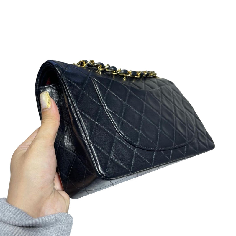 Classic Flap Small Lambskin Black GHW