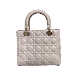 Lady Dior Medium Pink Lambskin GHW