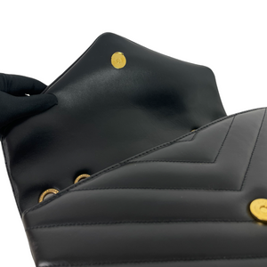 LouLou Medium Matelassé Black GHW