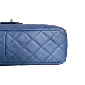 Single Flap Jumbo Washed Caviar Blue SHW