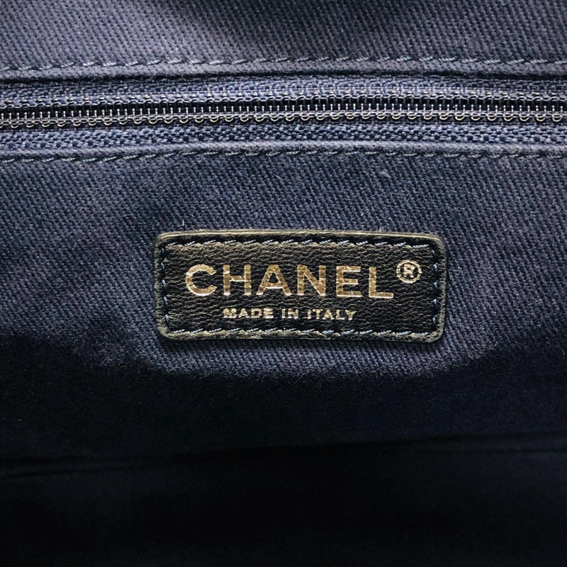 Deauville Large Denim Canvas Tote Bag with SHW