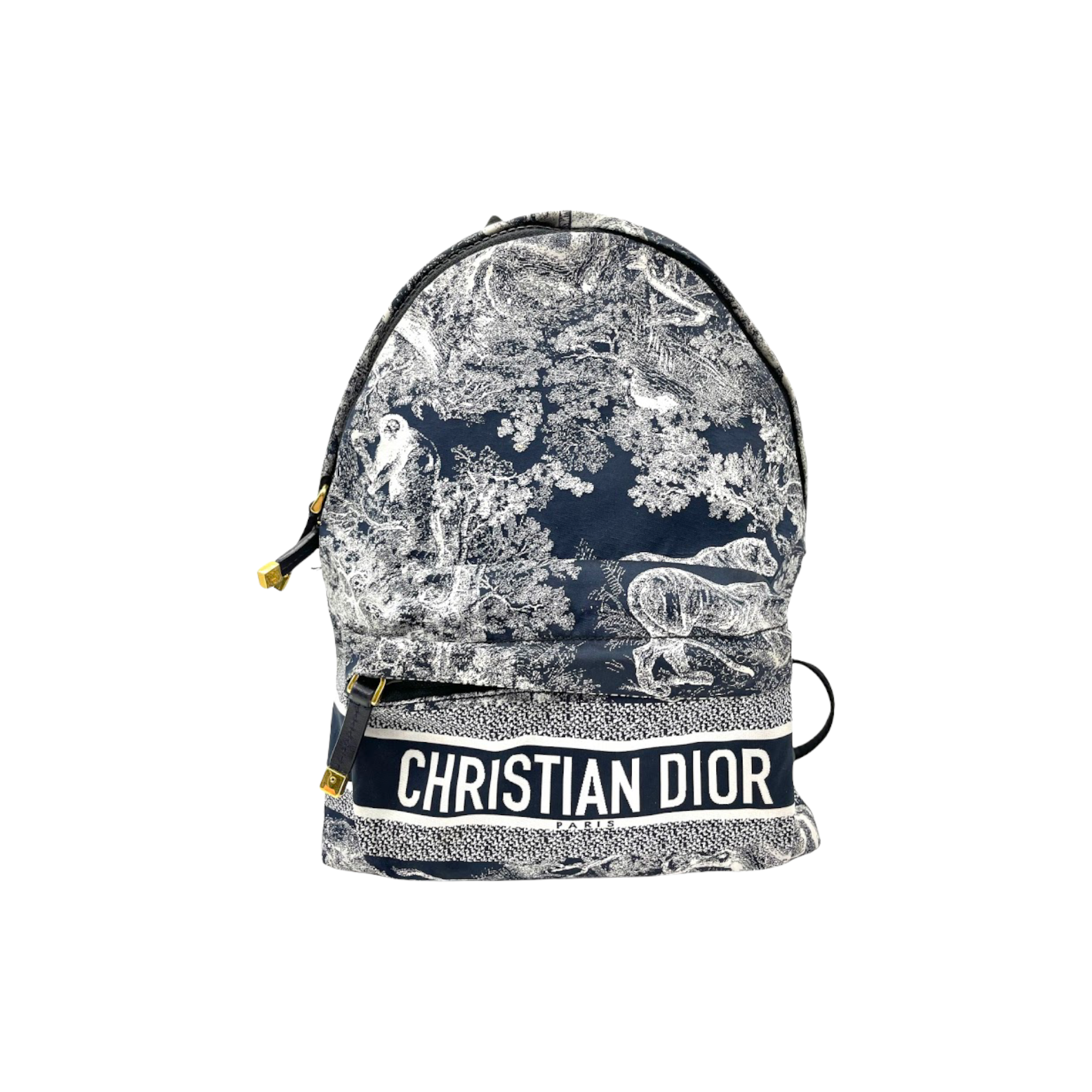 Christian Dior Diortravel Backpack Small Blue GHW – Bag Religion