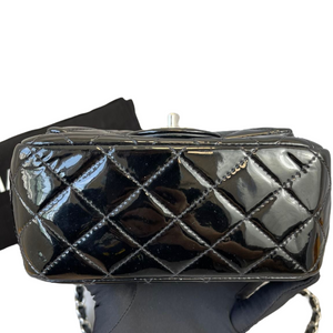 Classic Patent Mini Square Black SHW