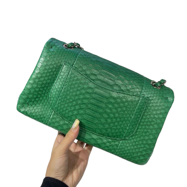 chanel python handbag
