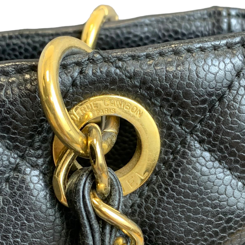 Chanel Shopping Tote PST Caviar Black