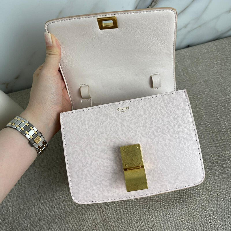 Box Calfskin Small Classic Light Pink GHW