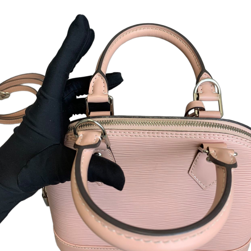 Louis Vuitton Rose Ballerine Epi Leather Alma BB Bag
