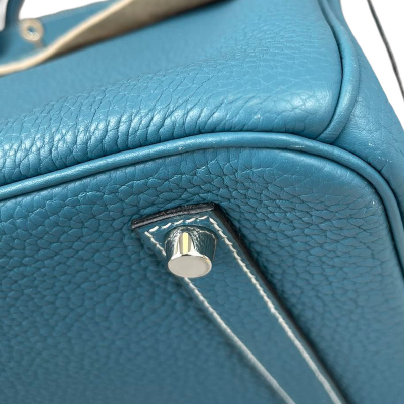 Birkin 35 Blue Jean Clemence PHW