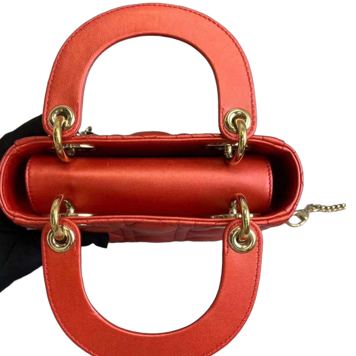 Christian Dior Lady Dior Mini Lambskin Purple SHW – Bag Religion