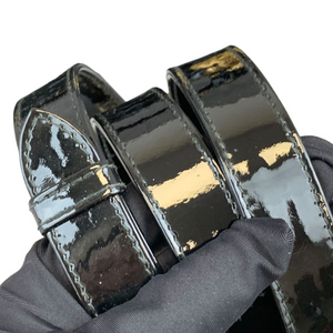 Lady Dior Medium Patent Black GHW