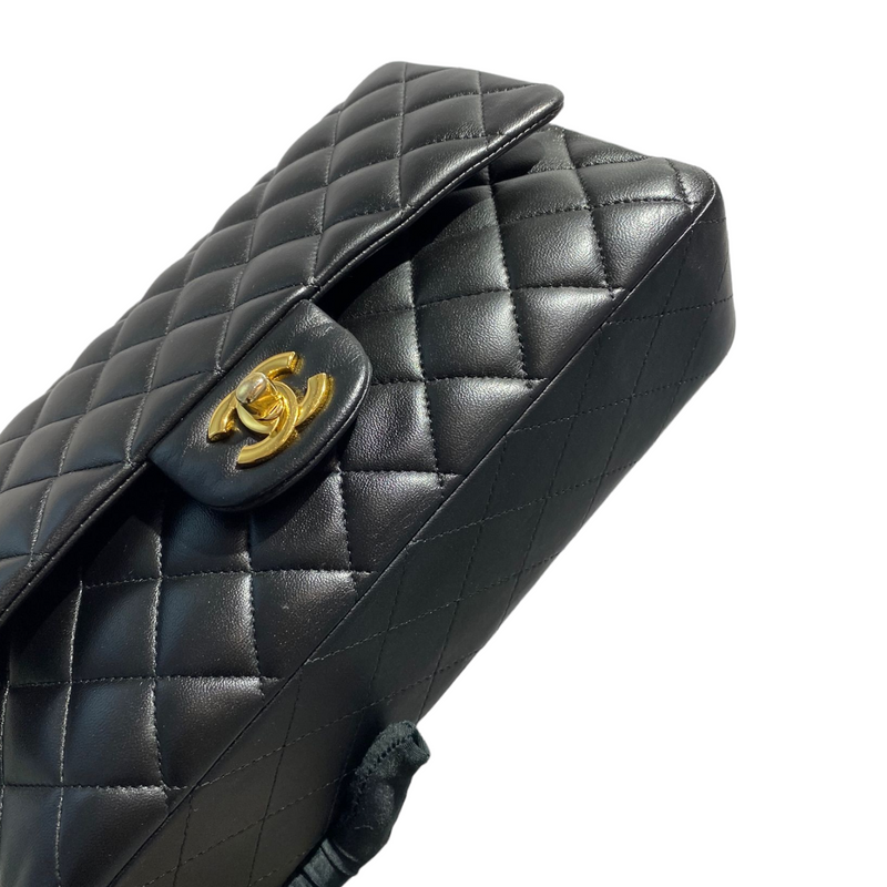Classic Flap Medium Lambskin Black GHW